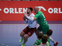 Mateusz Jankowski participates in a match of the Orlen Superliga between WKS Slask Wroclaw and Wybrzeze Gdansk in Wroclaw, Poland, on Decemb...