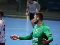 PAWEL SALACZ participates in a match of the Orlen Superliga between WKS Slask Wroclaw and Wybrzeze Gdansk in Wroclaw, Poland, on December 16...