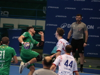 Hubert Kornecki participates in a match of the Orlen Superliga between WKS Slask Wroclaw and Wybrzeze Gdansk in Wroclaw, Poland, on December...