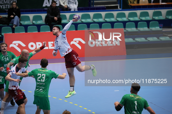 Ionut Stanescu participates in a match of the Orlen Superliga between WKS Slask Wroclaw and Wybrzeze Gdansk in Wroclaw, Poland, on December...