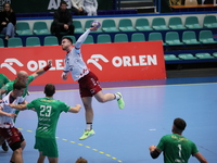 Ionut Stanescu participates in a match of the Orlen Superliga between WKS Slask Wroclaw and Wybrzeze Gdansk in Wroclaw, Poland, on December...