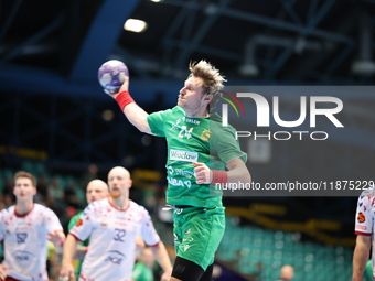 KRZYSZTOF GADEK participates in a match of the Orlen Superliga between WKS Slask Wroclaw and Wybrzeze Gdansk in Wroclaw, Poland, on December...