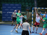 Wiktor Kawka participates in a match of the Orlen Superliga between WKS Slask Wroclaw and Wybrzeze Gdansk in Wroclaw, Poland, on December 16...