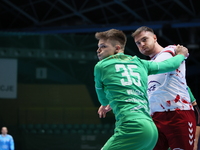 Jakub Wielgucki participates in a match of the Orlen Superliga between WKS Slask Wroclaw and Wybrzeze Gdansk in Wroclaw, Poland, on December...