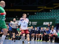 MACIEJ PAPINA participates in a match of the Orlen Superliga between WKS Slask Wroclaw and Wybrzeze Gdansk in Wroclaw, Poland, on December 1...