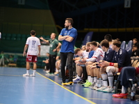 Patryk Rombel participates in a match of the Orlen Superliga between WKS Slask Wroclaw and Wybrzeze Gdansk in Wroclaw, Poland, on December 1...