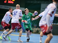 KRZYSZTOF GADEK participates in a match of the Orlen Superliga between WKS Slask Wroclaw and Wybrzeze Gdansk in Wroclaw, Poland, on December...