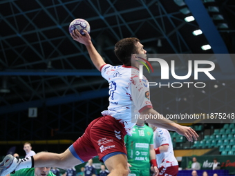 MACIEJ PAPINA participates in a match of the Orlen Superliga between WKS Slask Wroclaw and Wybrzeze Gdansk in Wroclaw, Poland, on December 1...