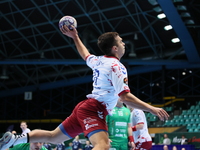 MACIEJ PAPINA participates in a match of the Orlen Superliga between WKS Slask Wroclaw and Wybrzeze Gdansk in Wroclaw, Poland, on December 1...