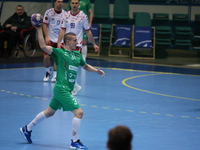 Kamil Ramiaczek participates in a match of the Orlen Superliga between WKS Slask Wroclaw and Wybrzeze Gdansk in Wroclaw, Poland, on December...