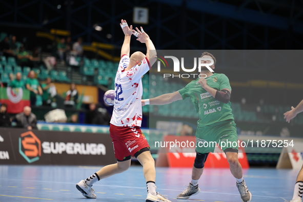 Hubert Kornecki participates in a match of the Orlen Superliga between WKS Slask Wroclaw and Wybrzeze Gdansk in Wroclaw, Poland, on December...