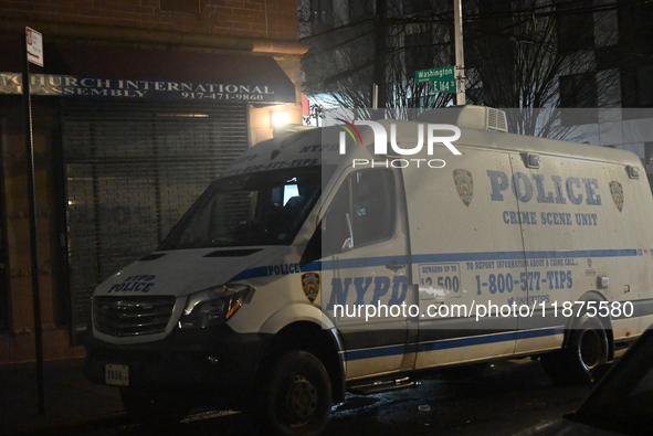 A 34-year-old man is in critical condition after he is shot in the left shoulder and stabbed multiple times in the torso at 481 E. 164 Stree...