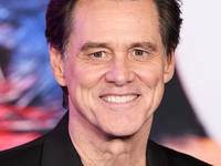 Jim Carrey arrives at the Los Angeles Premiere Of Paramount Pictures' 'Sonic The Hedgehog 3' held at the TCL Chinese Theatre IMAX on Decembe...