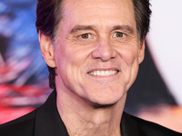 Jim Carrey arrives at the Los Angeles Premiere Of Paramount Pictures' 'Sonic The Hedgehog 3' held at the TCL Chinese Theatre IMAX on Decembe...