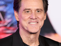 Jim Carrey arrives at the Los Angeles Premiere Of Paramount Pictures' 'Sonic The Hedgehog 3' held at the TCL Chinese Theatre IMAX on Decembe...