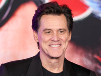 Jim Carrey arrives at the Los Angeles Premiere Of Paramount Pictures' 'Sonic The Hedgehog 3' held at the TCL Chinese Theatre IMAX on Decembe...