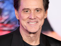 Jim Carrey arrives at the Los Angeles Premiere Of Paramount Pictures' 'Sonic The Hedgehog 3' held at the TCL Chinese Theatre IMAX on Decembe...