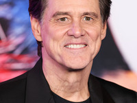 Jim Carrey arrives at the Los Angeles Premiere Of Paramount Pictures' 'Sonic The Hedgehog 3' held at the TCL Chinese Theatre IMAX on Decembe...