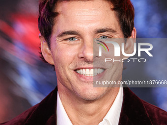 James Marsden arrives at the Los Angeles Premiere Of Paramount Pictures' 'Sonic The Hedgehog 3' held at the TCL Chinese Theatre IMAX on Dece...