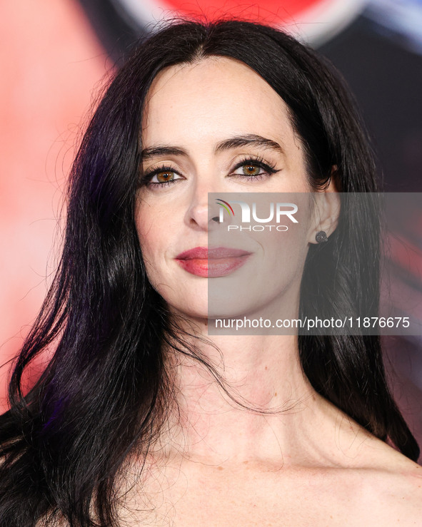 Krysten Ritter arrives at the Los Angeles Premiere Of Paramount Pictures' 'Sonic The Hedgehog 3' held at the TCL Chinese Theatre IMAX on Dec...