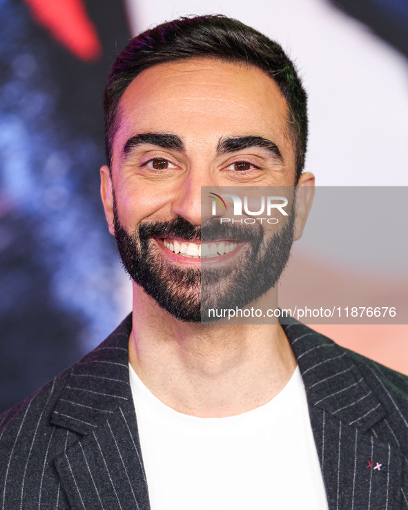 Lee Majdoub arrives at the Los Angeles Premiere Of Paramount Pictures' 'Sonic The Hedgehog 3' held at the TCL Chinese Theatre IMAX on Decemb...