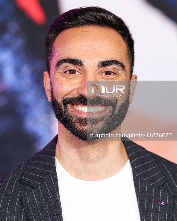 Lee Majdoub arrives at the Los Angeles Premiere Of Paramount Pictures' 'Sonic The Hedgehog 3' held at the TCL Chinese Theatre IMAX on Decemb...