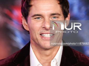 James Marsden arrives at the Los Angeles Premiere Of Paramount Pictures' 'Sonic The Hedgehog 3' held at the TCL Chinese Theatre IMAX on Dece...