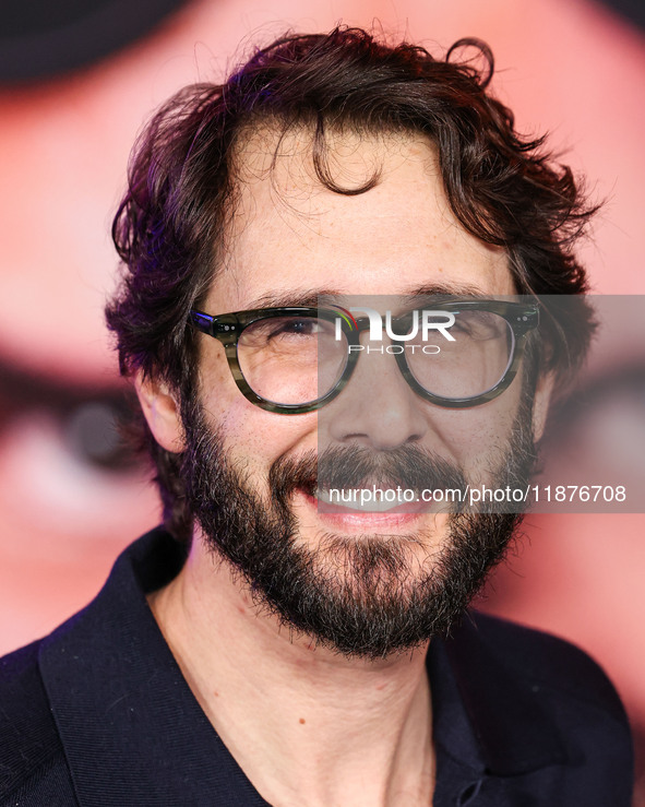 Josh Groban arrives at the Los Angeles Premiere Of Paramount Pictures' 'Sonic The Hedgehog 3' held at the TCL Chinese Theatre IMAX on Decemb...