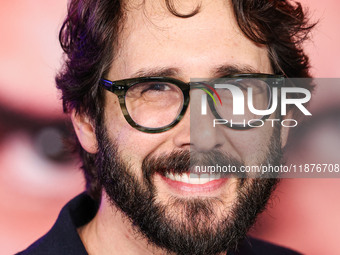 Josh Groban arrives at the Los Angeles Premiere Of Paramount Pictures' 'Sonic The Hedgehog 3' held at the TCL Chinese Theatre IMAX on Decemb...