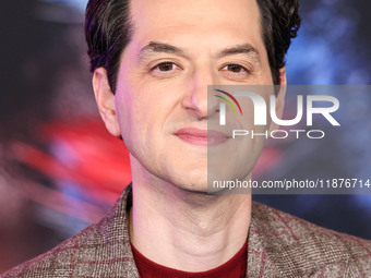 Ben Schwartz arrives at the Los Angeles Premiere Of Paramount Pictures' 'Sonic The Hedgehog 3' held at the TCL Chinese Theatre IMAX on Decem...