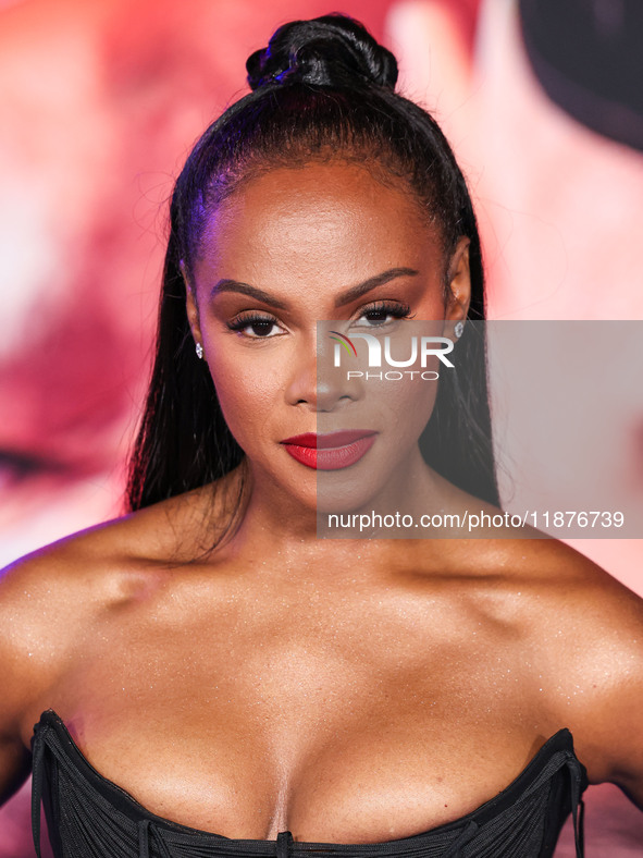 Tika Sumpter arrives at the Los Angeles Premiere Of Paramount Pictures' 'Sonic The Hedgehog 3' held at the TCL Chinese Theatre IMAX on Decem...