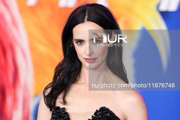 Krysten Ritter arrives at the Los Angeles Premiere Of Paramount Pictures' 'Sonic The Hedgehog 3' held at the TCL Chinese Theatre IMAX on Dec...