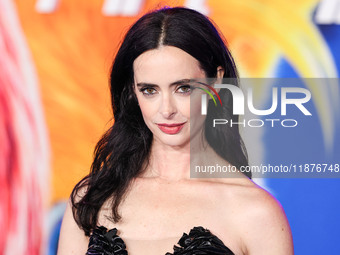 Krysten Ritter arrives at the Los Angeles Premiere Of Paramount Pictures' 'Sonic The Hedgehog 3' held at the TCL Chinese Theatre IMAX on Dec...