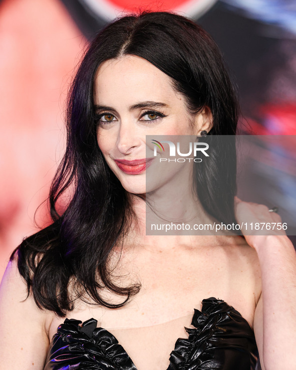 Krysten Ritter arrives at the Los Angeles Premiere Of Paramount Pictures' 'Sonic The Hedgehog 3' held at the TCL Chinese Theatre IMAX on Dec...