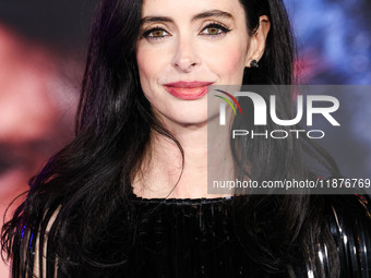 Krysten Ritter arrives at the Los Angeles Premiere Of Paramount Pictures' 'Sonic The Hedgehog 3' held at the TCL Chinese Theatre IMAX on Dec...