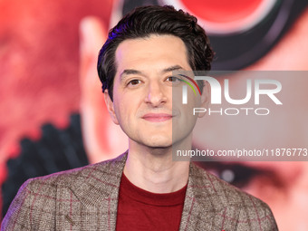 Ben Schwartz arrives at the Los Angeles Premiere Of Paramount Pictures' 'Sonic The Hedgehog 3' held at the TCL Chinese Theatre IMAX on Decem...