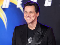 Jim Carrey arrives at the Los Angeles Premiere Of Paramount Pictures' 'Sonic The Hedgehog 3' held at the TCL Chinese Theatre IMAX on Decembe...