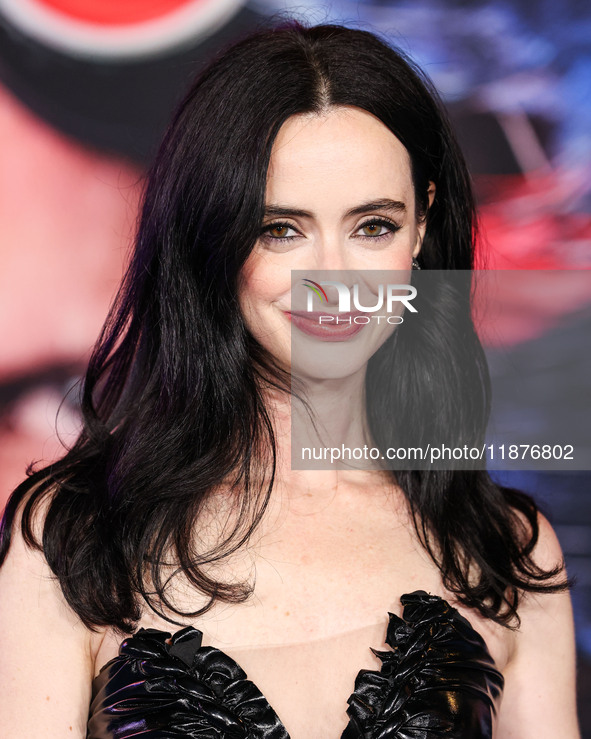 Krysten Ritter arrives at the Los Angeles Premiere Of Paramount Pictures' 'Sonic The Hedgehog 3' held at the TCL Chinese Theatre IMAX on Dec...