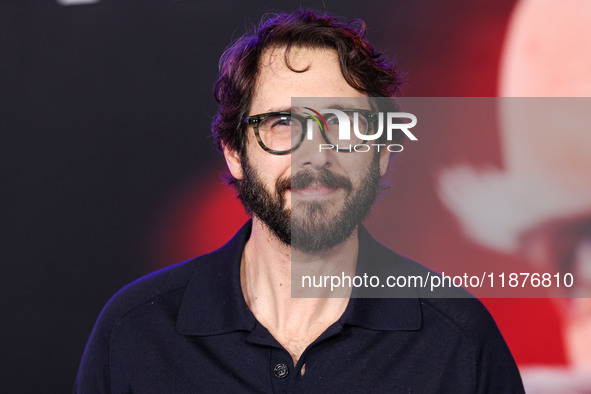 Josh Groban arrives at the Los Angeles Premiere Of Paramount Pictures' 'Sonic The Hedgehog 3' held at the TCL Chinese Theatre IMAX on Decemb...