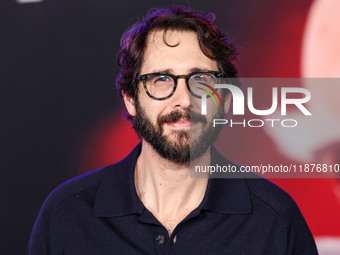 Josh Groban arrives at the Los Angeles Premiere Of Paramount Pictures' 'Sonic The Hedgehog 3' held at the TCL Chinese Theatre IMAX on Decemb...