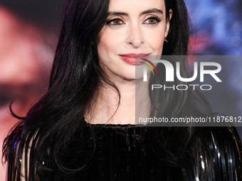 Krysten Ritter arrives at the Los Angeles Premiere Of Paramount Pictures' 'Sonic The Hedgehog 3' held at the TCL Chinese Theatre IMAX on Dec...