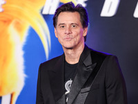 Jim Carrey arrives at the Los Angeles Premiere Of Paramount Pictures' 'Sonic The Hedgehog 3' held at the TCL Chinese Theatre IMAX on Decembe...