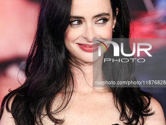 Krysten Ritter arrives at the Los Angeles Premiere Of Paramount Pictures' 'Sonic The Hedgehog 3' held at the TCL Chinese Theatre IMAX on Dec...