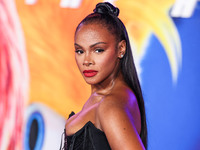 Tika Sumpter arrives at the Los Angeles Premiere Of Paramount Pictures' 'Sonic The Hedgehog 3' held at the TCL Chinese Theatre IMAX on Decem...