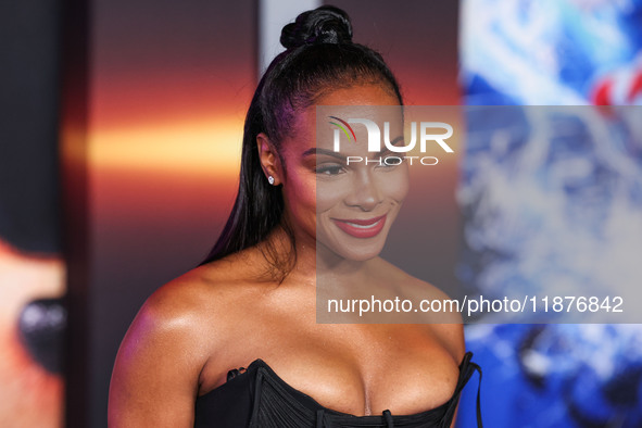 Tika Sumpter arrives at the Los Angeles Premiere Of Paramount Pictures' 'Sonic The Hedgehog 3' held at the TCL Chinese Theatre IMAX on Decem...