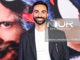 Lee Majdoub arrives at the Los Angeles Premiere Of Paramount Pictures' 'Sonic The Hedgehog 3' held at the TCL Chinese Theatre IMAX on Decemb...