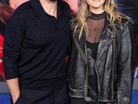 Josh Groban and Natalie McQueen arrive at the Los Angeles Premiere Of Paramount Pictures' 'Sonic The Hedgehog 3' held at the TCL Chinese The...