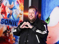 Jelly Roll (Jason Bradley DeFord) arrives at the Los Angeles Premiere Of Paramount Pictures' 'Sonic The Hedgehog 3' held at the TCL Chinese...