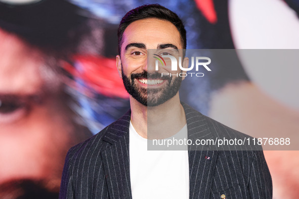 Lee Majdoub arrives at the Los Angeles Premiere Of Paramount Pictures' 'Sonic The Hedgehog 3' held at the TCL Chinese Theatre IMAX on Decemb...