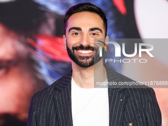 Lee Majdoub arrives at the Los Angeles Premiere Of Paramount Pictures' 'Sonic The Hedgehog 3' held at the TCL Chinese Theatre IMAX on Decemb...